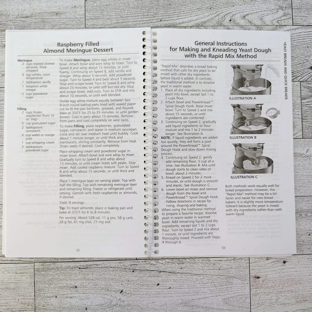 KitchenAid‎ Bowl-Lift Stand Mixer Instructions and Recipes 2003 Spiral 9708307